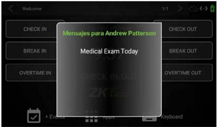 ZKTeco ZPad Plus RFID - Message Display - 2
