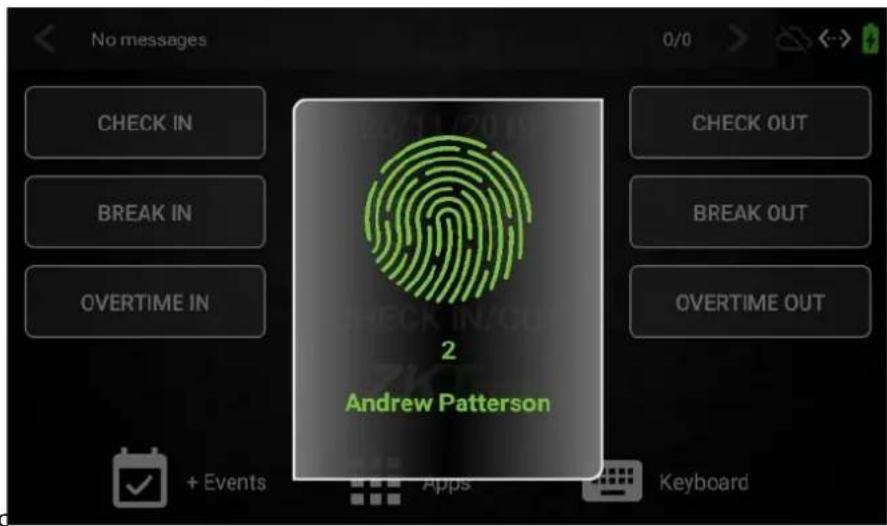 No messages CHECK IN BREAK IN OVERTIME IN 2 Andrew Patterson + Events Apps Keyboard