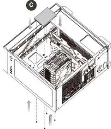 THERMALTAKE Divider 170 TG - 2.5" HDD Installation - 4