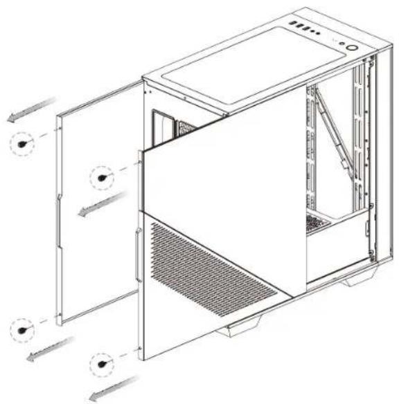 THERMALTAKE Divider 170 TG - Remove Components - 3