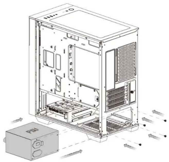 THERMALTAKE Divider 170 TG - Divider 170 TG ARGB Divider Supply GUAR Installation Motherboard Installation - 2