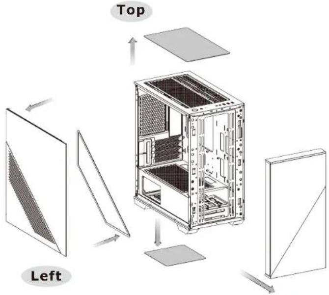 THERMALTAKE Divider 170 TG - Divider 170 TG ARGB Dividere H106G ARGB Control Instruction - 1