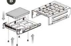 THERMALTAKE Divider 170 TG - 2.5" HDD Installation - 3