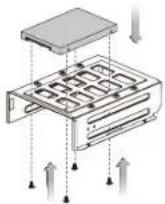 THERMALTAKE Divider 170 TG - 2.5" HDD Installation - 1