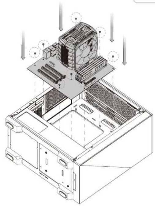 THERMALTAKE Divider 170 TG - Divider 170 TG ARGB Divider Supply GUAR Installation Motherboard Installation - 4