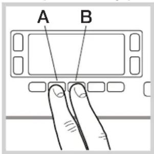 A B