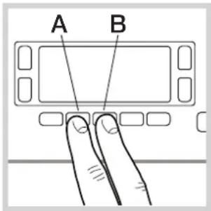 A B