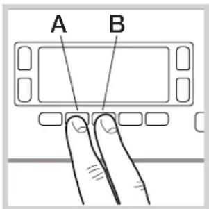 A B