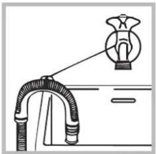 HOTPOINT WMSD 723B EU - Collegamento del tubo di scarico - 2