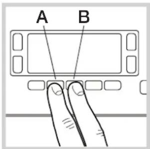 A B