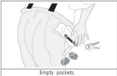 Empty pockets.