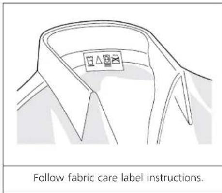 Follow fabric care label instructions.