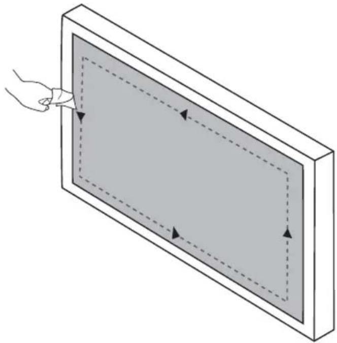 BENQ RP652 - Important instructions for using the touch screen - 1