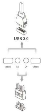 THERMALTAKE H570 TG ARGB - I/O Connection - 2