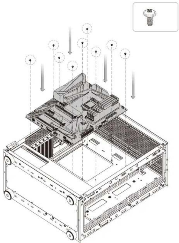 THERMALTAKE H570 TG ARGB - H570 TG ARGB H570STG ARCBlation Motherboard Installation - 3
