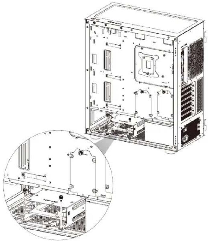 THERMALTAKE H570 TG ARGB - H570 TG ARGB H57 HDD Installation - 1