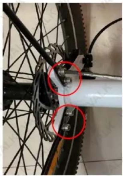 Valk Coastline - Installing the Rear Brake and Rear Mudguard - 4
