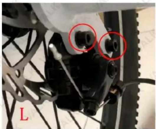 Valk Coastline - Installing the Rear Brake and Rear Mudguard - 1