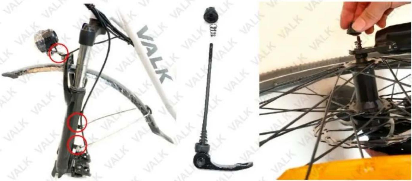 Valk Coastline - Installing the Front Wheel and Headlights - 1