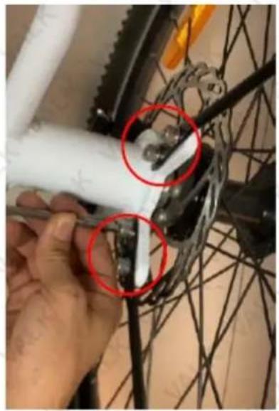Valk Coastline - Installing the Rear Brake and Rear Mudguard - 6