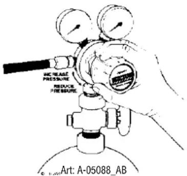PRELUCE PRESSURE REDUCE PRESSURE © 1946 Art: A-05088_AB