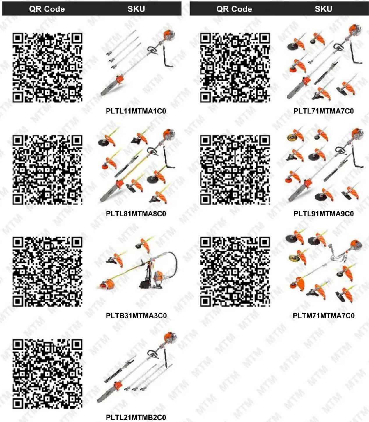 MTM MTX900 - Spare Parts - 2