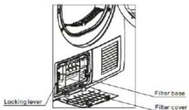 Locking lever Filter base Filter cover