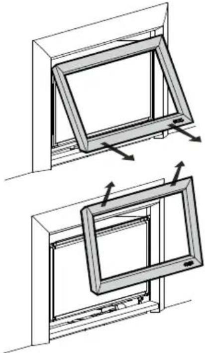 Escea DX1500 - - Cleaning the logs / Glass (DX series) - 1