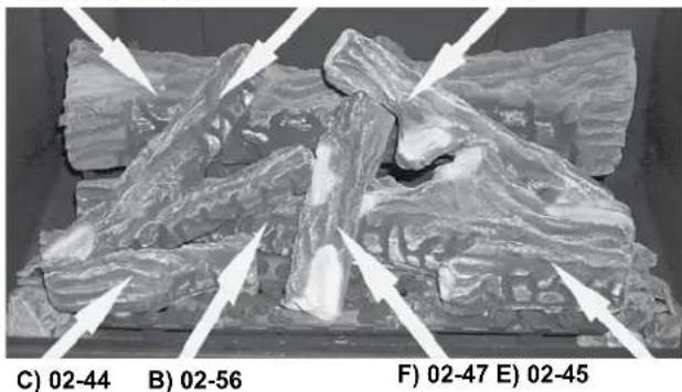 Microscopic view of layered rock or mineral formation with directional arrows indicating flow or orientation (no text or symbols present)