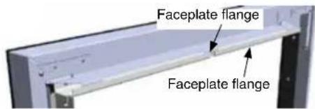 Faceplate flange Faceplate flange