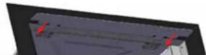Close-up of a mechanical component with red arrows indicating features (no visible text or symbols)