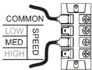 COMMON LOW SPEED MED HIGH
