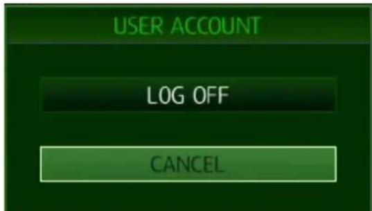 USER ACCOUNT LOG OFF CANCEL