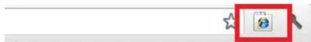User interface toolbar with a red bookmark icon and star symbol, likely for email or folder management