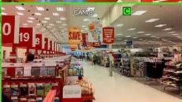 Interior photo of a Starbucks Supermarket with visible price tags and store signage