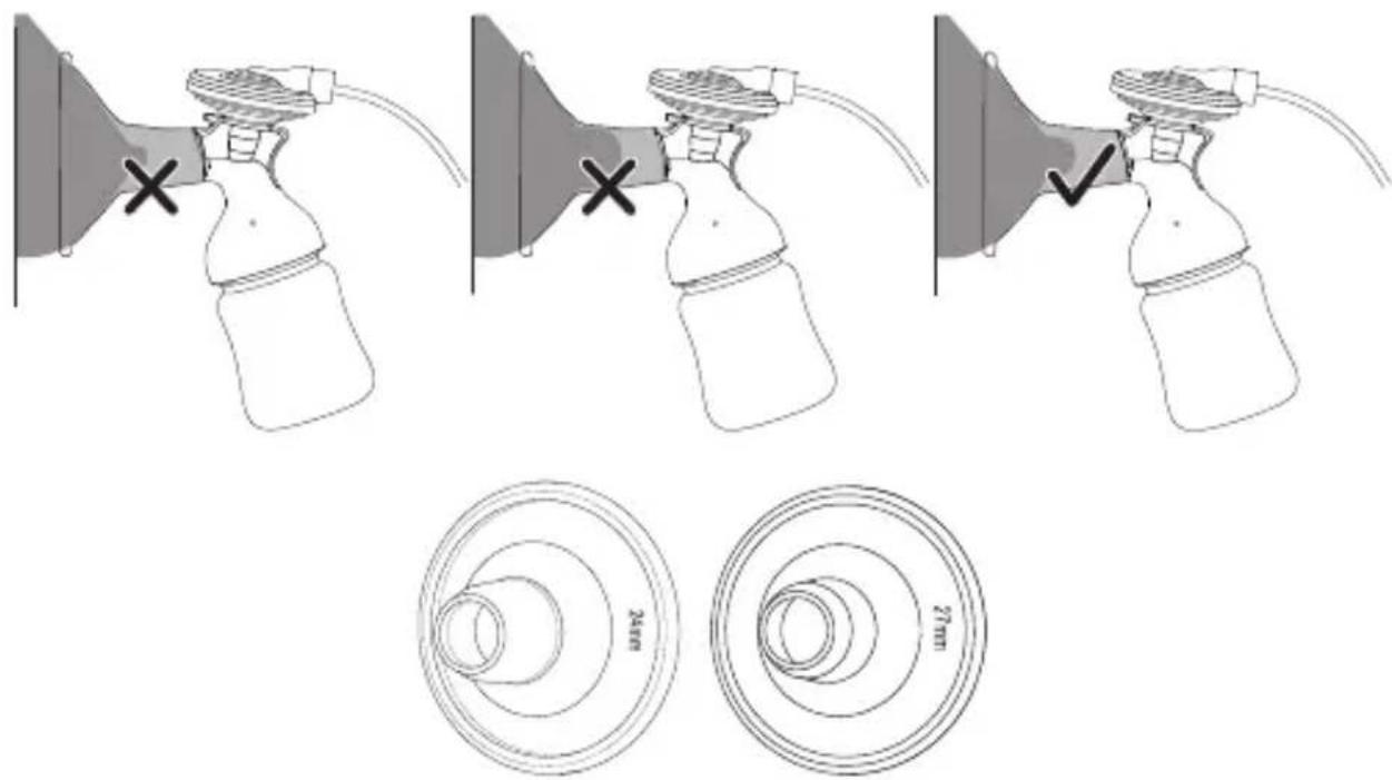 Diagram illustrating a spray gun system with cross symbols indicating failure, alongside two circular cross-sections showing concentric rings labeled 2mm and 7mm.