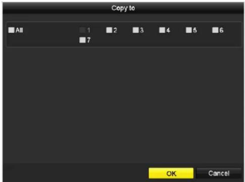 Copy to All 1 2 3 4 5 6 7 OK Cancel