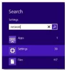Search Settings network Apps 1 Settings 39 Files 417