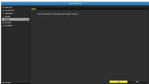 System Settings Default System will switch the remote drive settings. Contract Hold Back