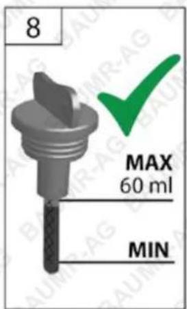 8 MAX 60 ml MIN