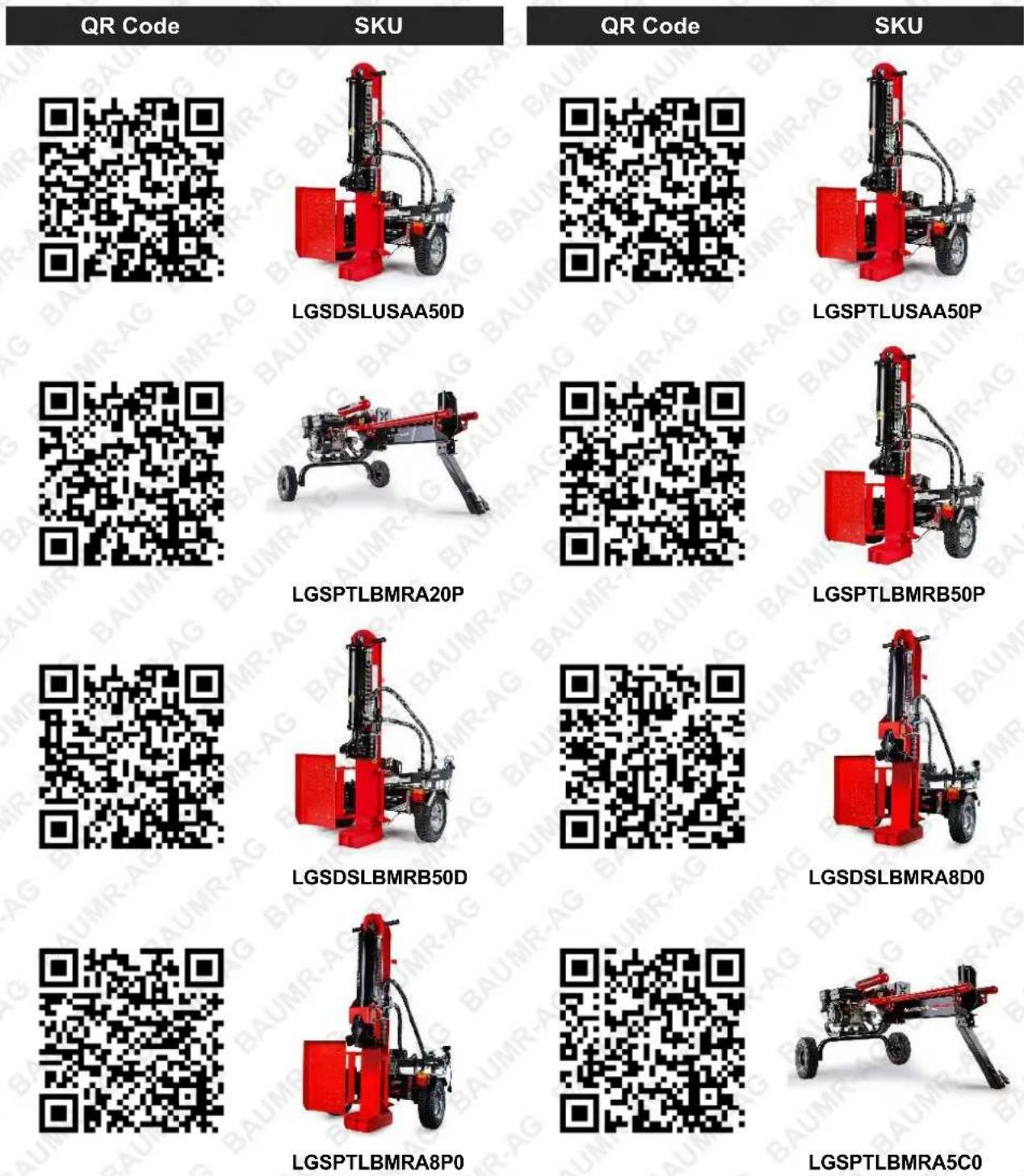 QR Code SKU QR Code SKU LGSDSLUSAA50D LGSPTLUSAA50P LGSPTLBMRA20P LGSPTLBMRB50P LGSDSLBMRB50D LGSDSLBMRA8D0 LGSPTLBMRA8P0 LGSPTLBMRA5C0