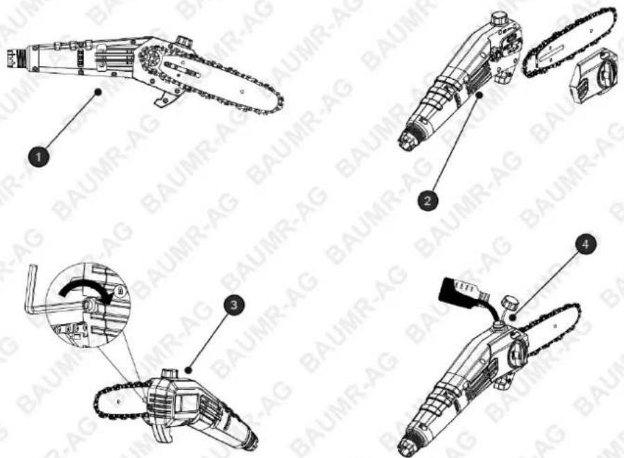 Baumr-AG HT3 - Pole Chainsaw - 2