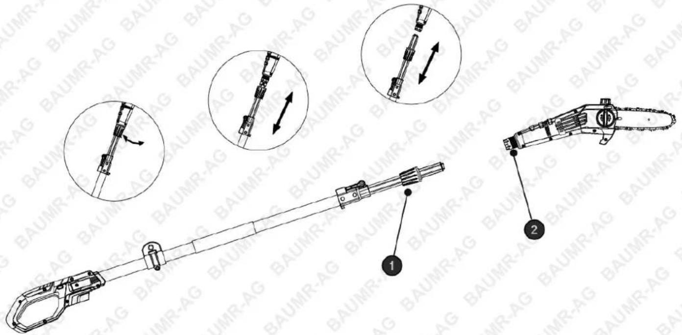 Technical diagram of a mechanical device with labeled parts and assembly instructions in Chinese