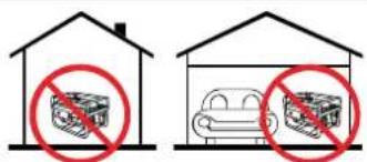 Diagram showing two scenarios of a car storage system, one with no prohibition and the other with prohibition.