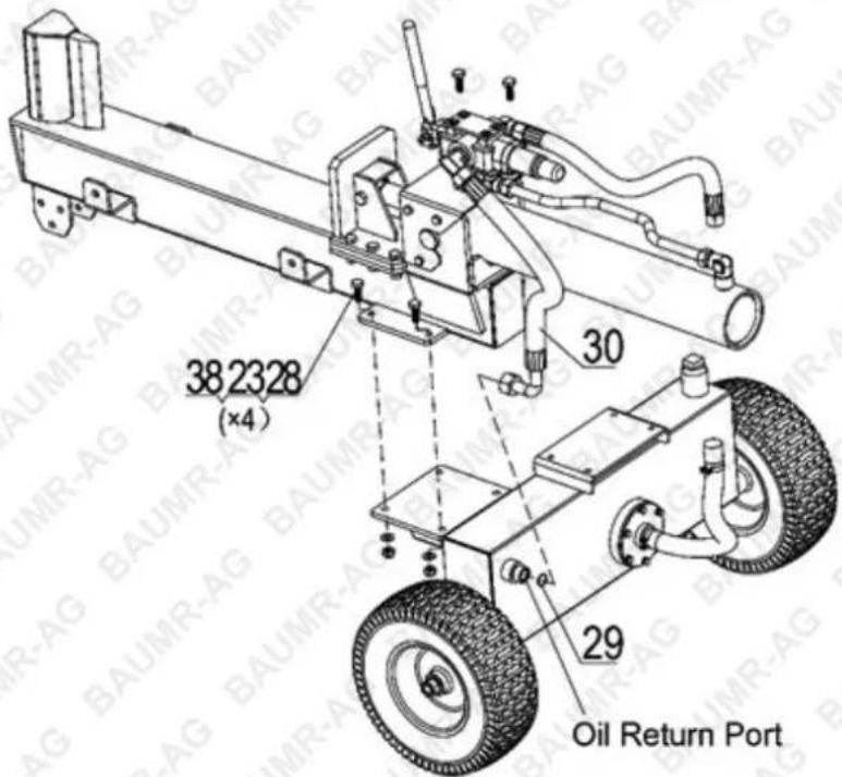 38 23 28 (x4) 30 29 Oil Return Port