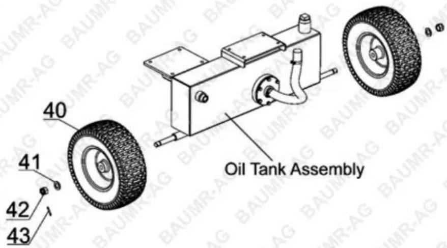 40 41 42 43 Oil Tank Assembly