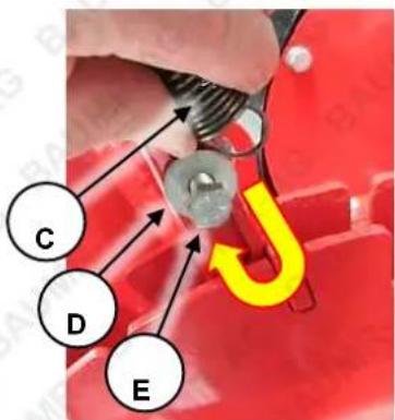 C D E