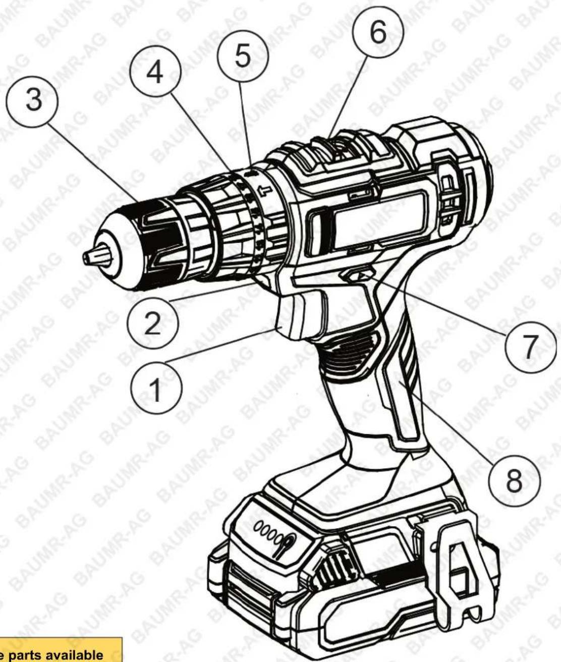 3 4 5 6 2 1 7 8 00000 e parts available