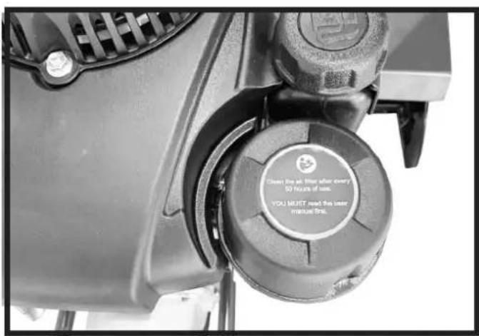 Clean the air time after every 50 hours of use. YOU MUST read the user minutes the.