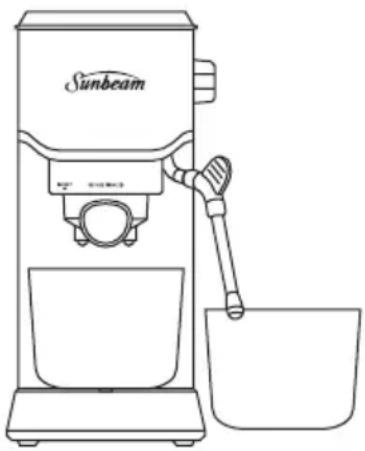 SUNBEAM Compact Barista EMM2900SS - - Place containers - 1